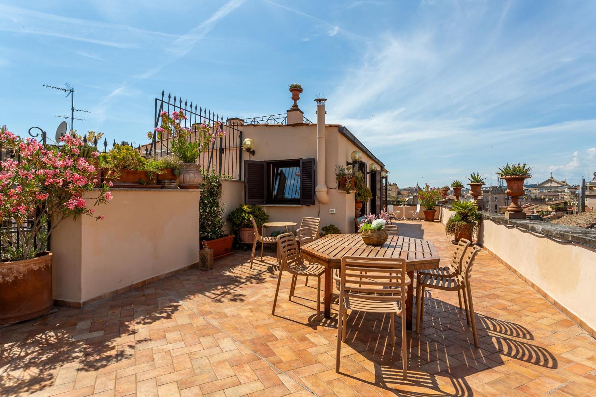 Iflat Campo De' Fiori Panoramic Penthouse Apartment Rom